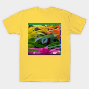 Colorful Floral Design T-Shirt